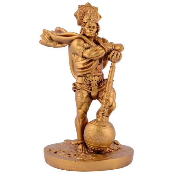 Bahubali Hanuman Ji Murti for Car Dashboard Home Decor Pooja Room Office Table Wall Bajrangbali Idol Statue Showpiece Decoration Gift Items - Image 2